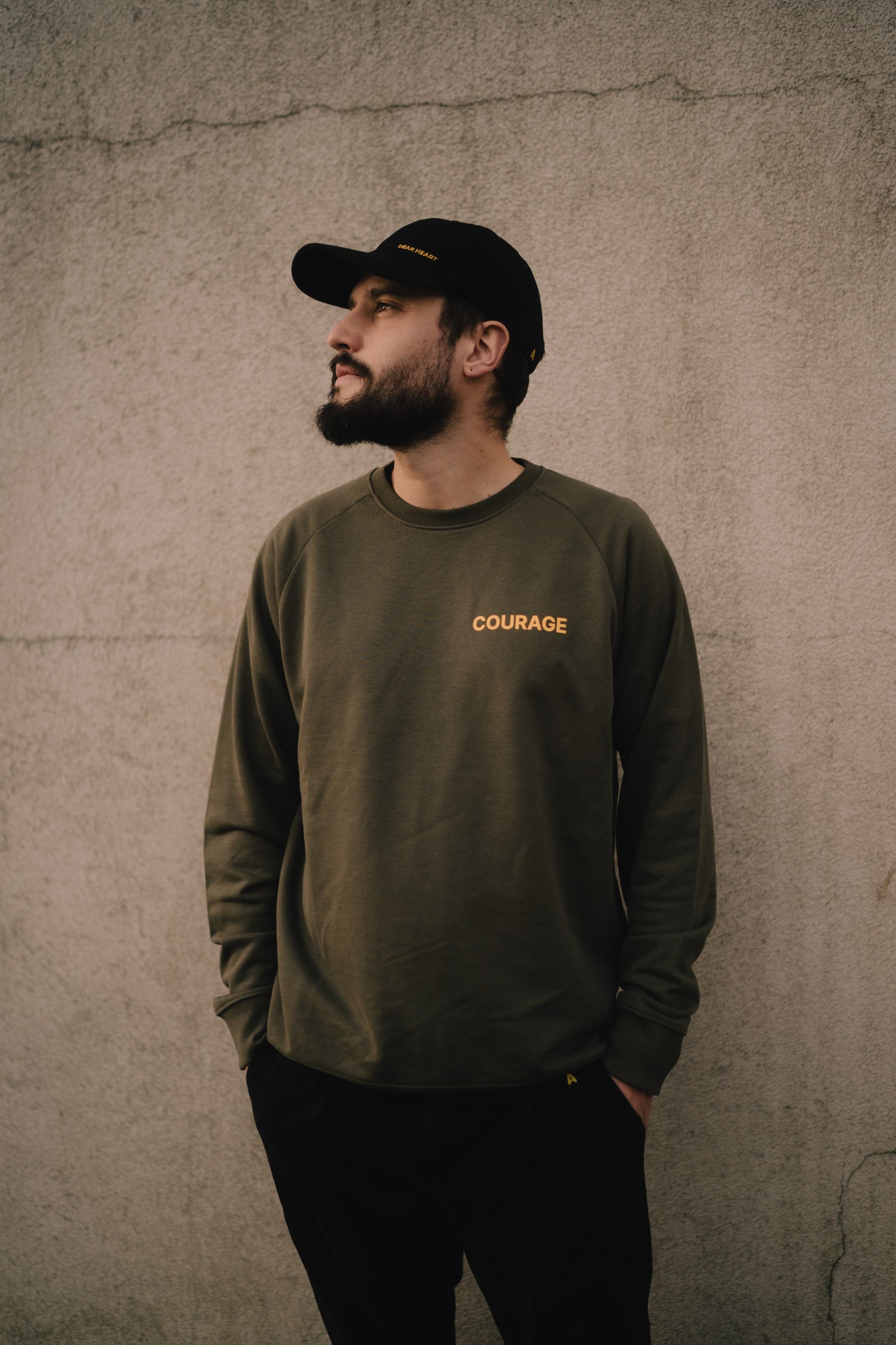 Courage Dear Heart Sweatshirt (Green)
