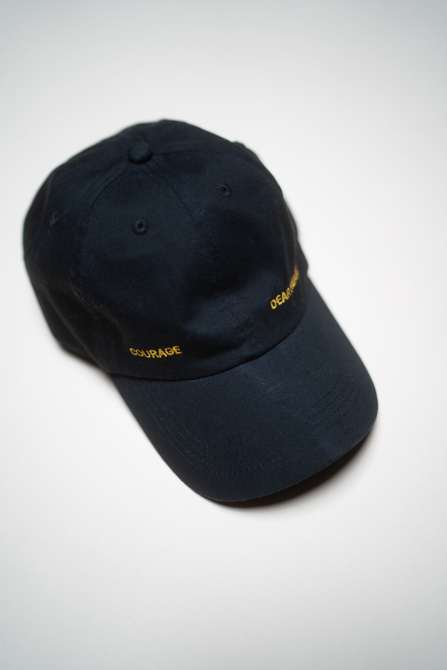 Courage Dear Heart Baseball Cap (Black)