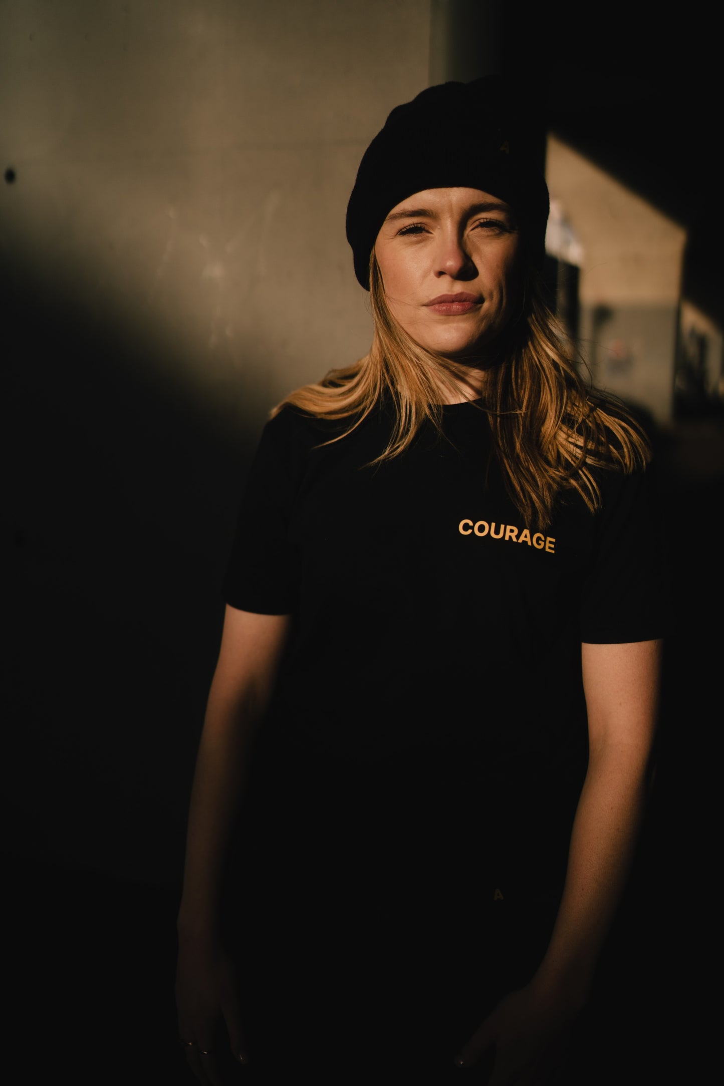 Courage Dear Heart T-shirt (Black)