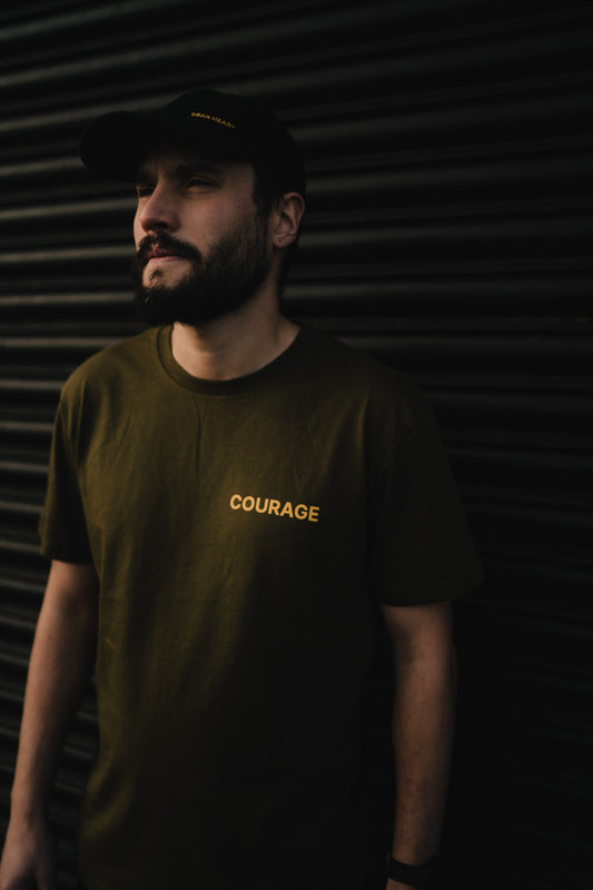 Courage Dear Heart T-shirt (Green)